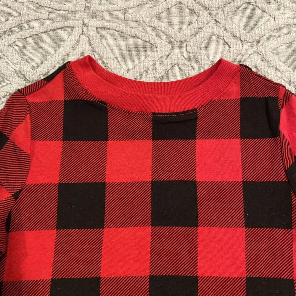 Old Navy 3T Red Buffalo Plaid Shirt